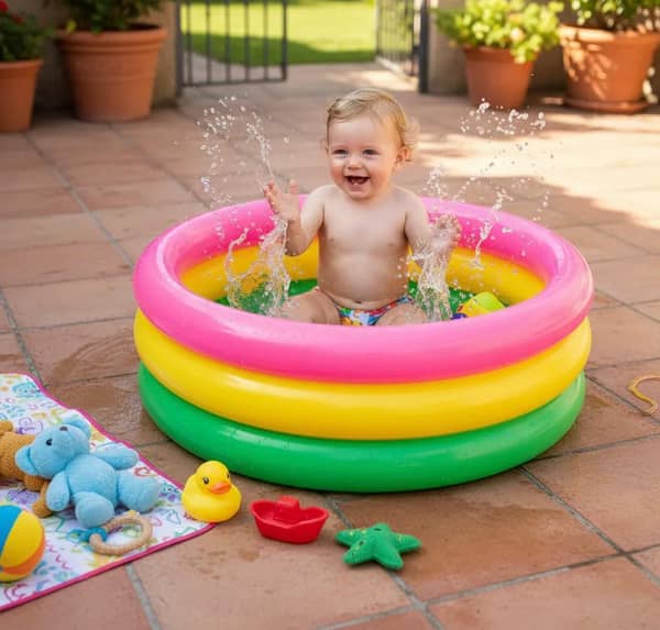 Piscina inflable primera edad 3 aros 76x25